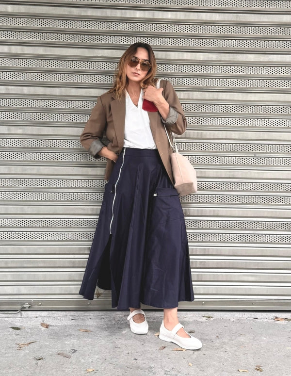 FALDA ROMA AZUL