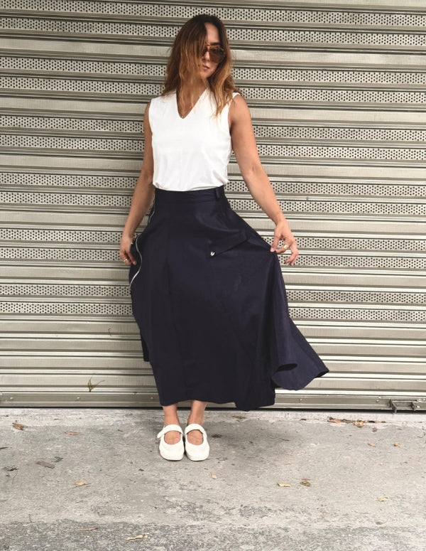 FALDA ROMA AZUL