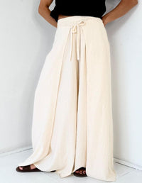 Pantalón Lino Crudo
