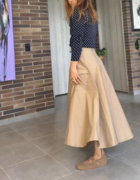 FALDA ROMA BEIGE