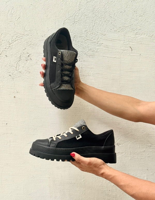 TENIS PIMP RUDE NEGRO