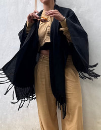 ponho de mujer elaborado en medellín colombia, moda sostenible slow fashion