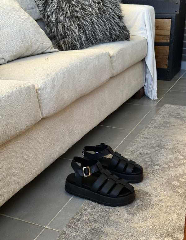 SANDALIAS WILD RUDE NEGRO