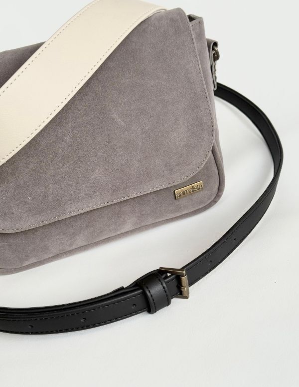 BOLSO MIDI GRIS