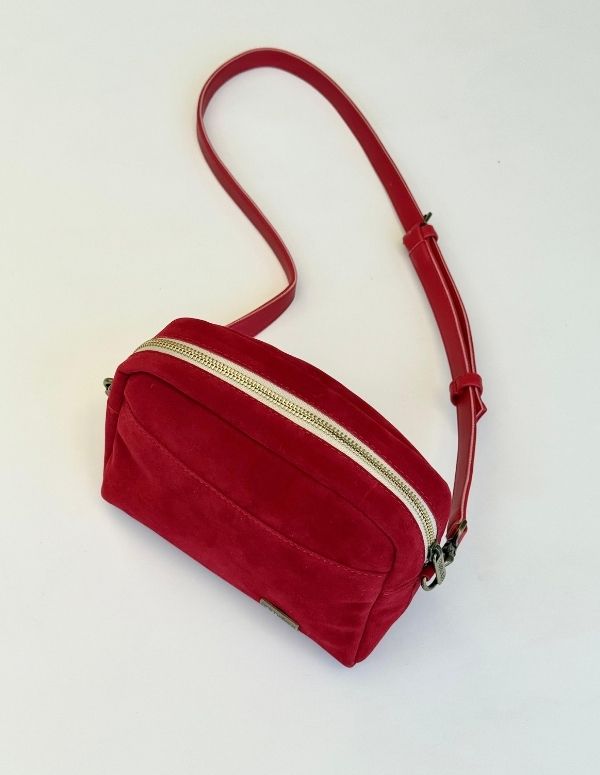 BANDOLERA ROJO VELVET