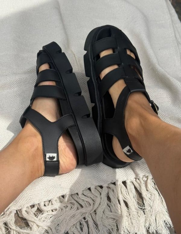 SANDALIAS WILD RUDE NEGRO