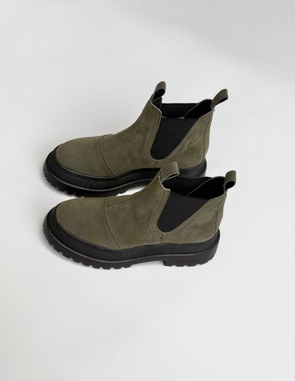 BOTAS SMOOTH VERDE VELVET