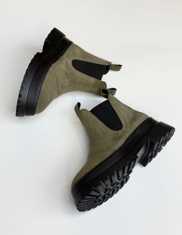 BOTAS SMOOTH VERDE VELVET