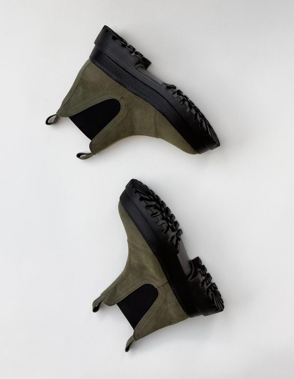 BOTAS SMOOTH VERDE VELVET