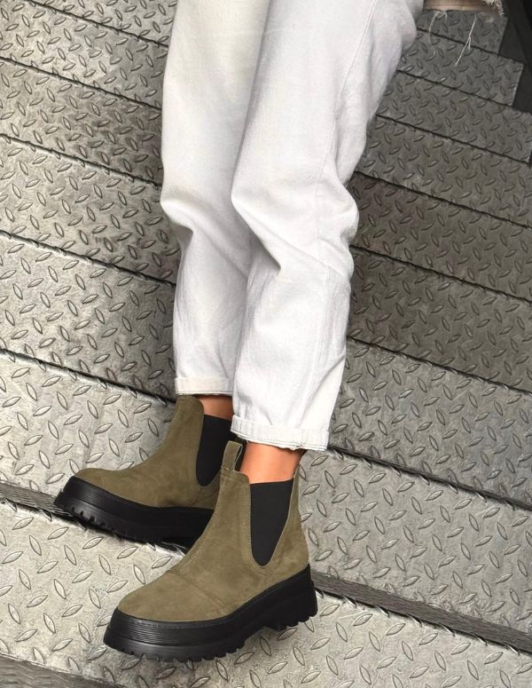 BOTAS SMOOTH VERDE VELVET