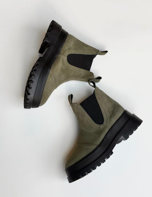 BOTAS SMOOTH VERDE VELVET