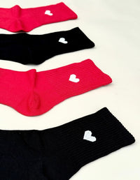 MEDIAS ROJO CORAZÓN