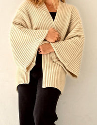 Kimono Alforza Beige