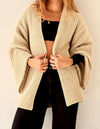 Kimono Alforza Beige