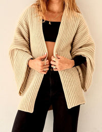 Kimono Alforza Beige