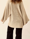 Kimono Alforza Beige