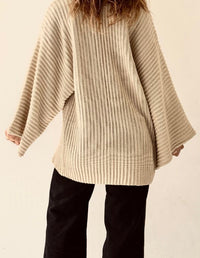 Kimono Alforza Beige