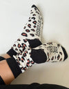 MEDIAS PRINT BEIGE