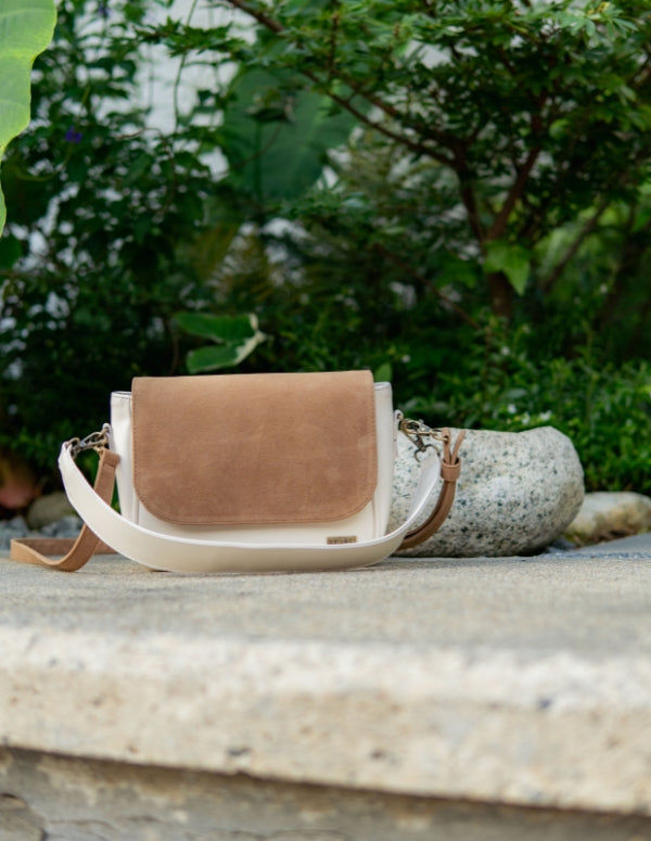 BOLSO MIDI BEIGE / LATTE