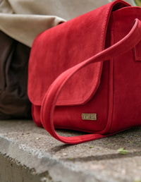BOLSO MIDI ROJO