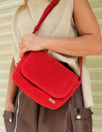 BOLSO MIDI ROJO