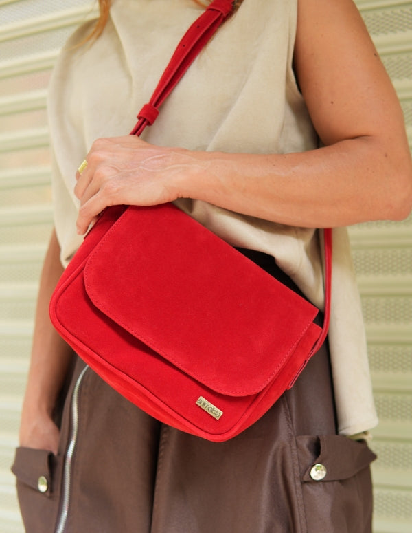 BOLSO MIDI ROJO