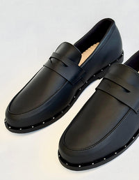Mocasín Vira Taches Negro
