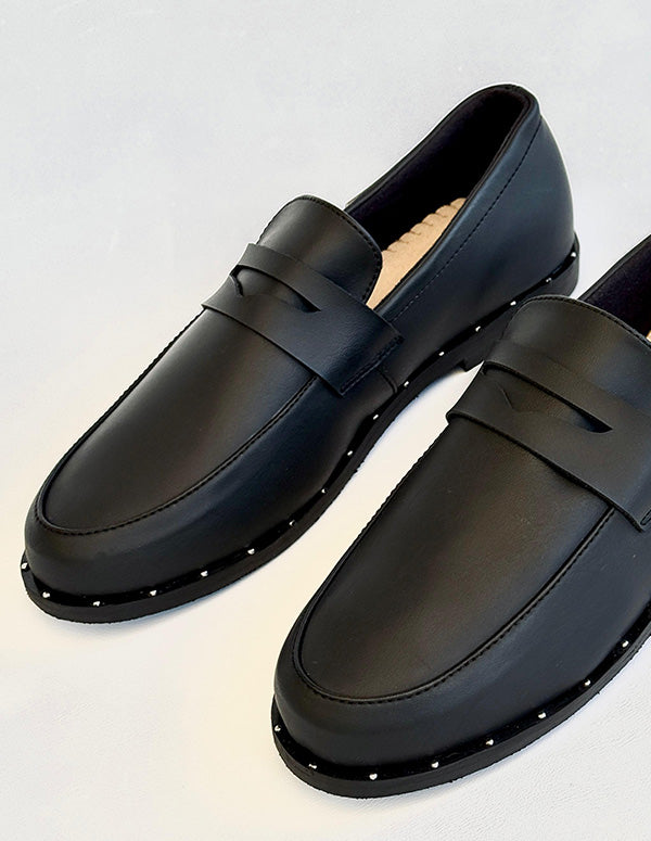 Mocasín Vira Taches Negro