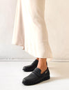 Mocasín Vira Taches Negro
