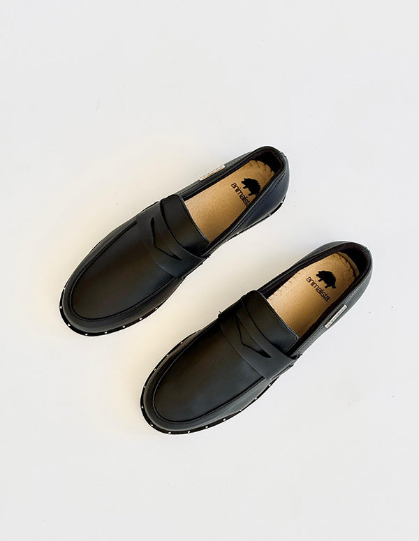 Mocasín Vira Taches Negro