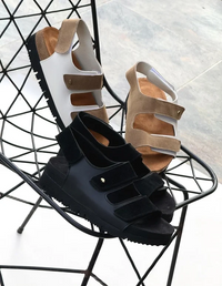 SANDALIAS COMFY NEGRO VELVET