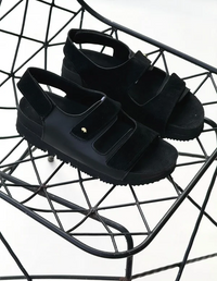 SANDALIAS COMFY NEGRO VELVET