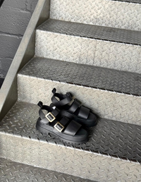 SANDALIAS CHUNKY NEGRO