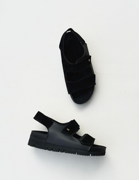 SANDALIAS COMFY NEGRO VELVET