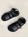SANDALIAS FLAT NEGRO