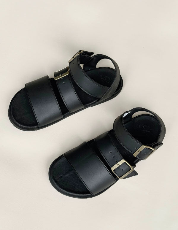 SANDALIAS FLAT NEGRO