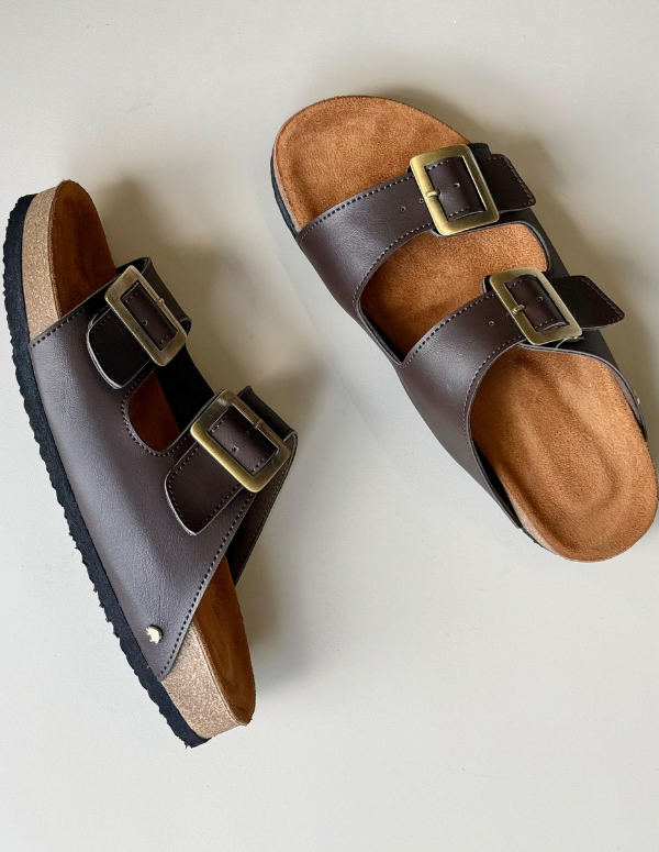 SANDALIAS MAR CAFÉ OSCURO