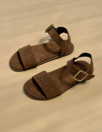SANDALIAS SLIM CAFÉ OSCURO