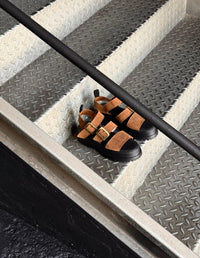 SANDALIAS CHUNKY MIEL