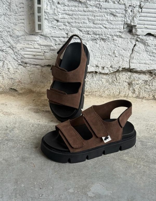 SANDALIAS COMFY CAFÉ OSCURO