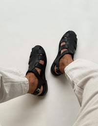 SANDALIAS CRAB NEGRO
