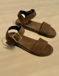 SANDALIAS SLIM CAFÉ OSCURO