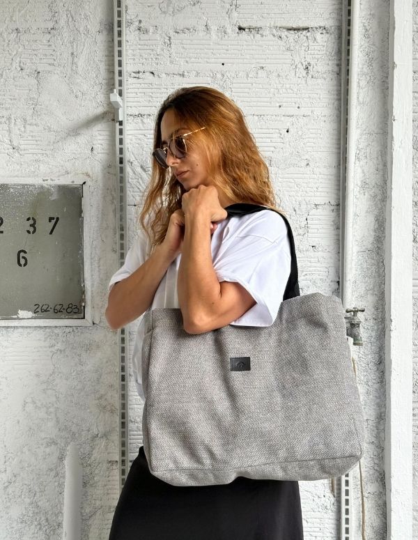 TOTE BAG GRIS
