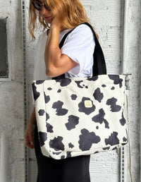 TOTE BAG VACA NEGRO