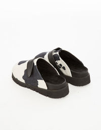 Zuecos Vaca Negro